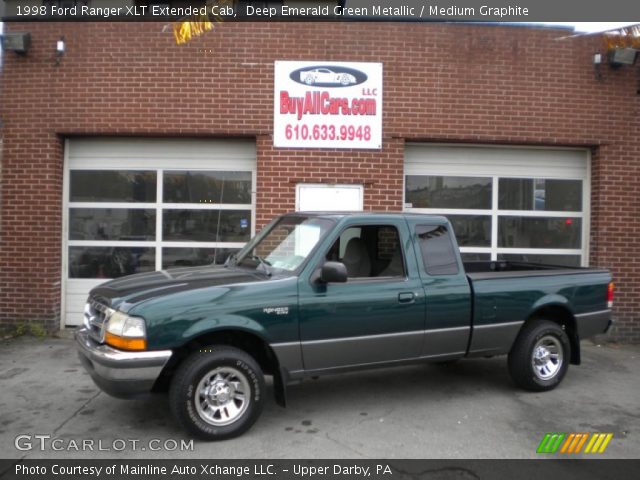 1998 Ford Ranger XLT Extended Cab in Deep Emerald Green Metallic