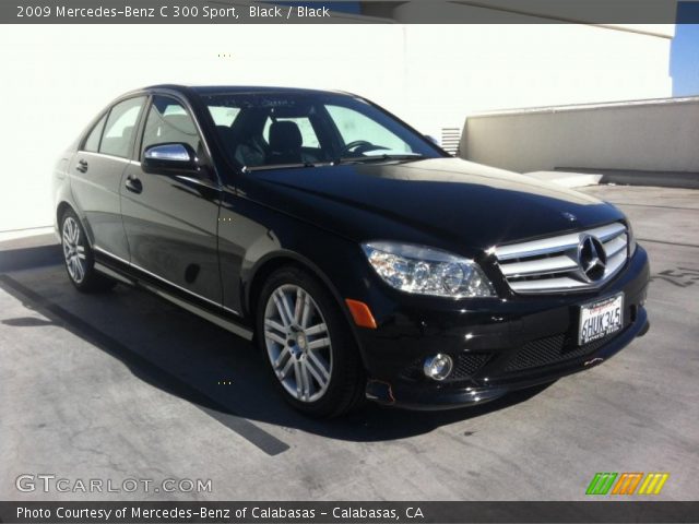 2009 Mercedes-Benz C 300 Sport in Black