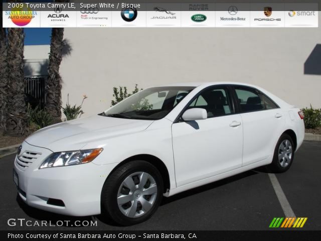 2009 Toyota Camry LE in Super White