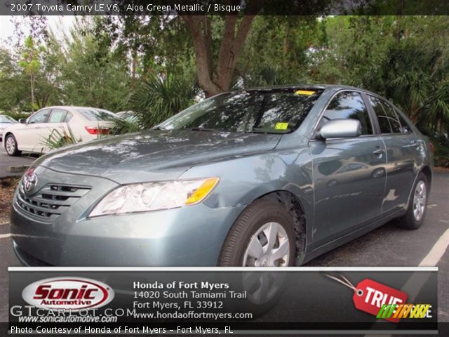 2007 Toyota Camry LE V6 in Aloe Green Metallic