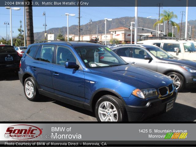 Bmw x3 mystic blue metallic #6