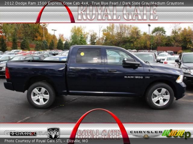 2012 Dodge Ram 1500 Express Crew Cab 4x4 in True Blue Pearl