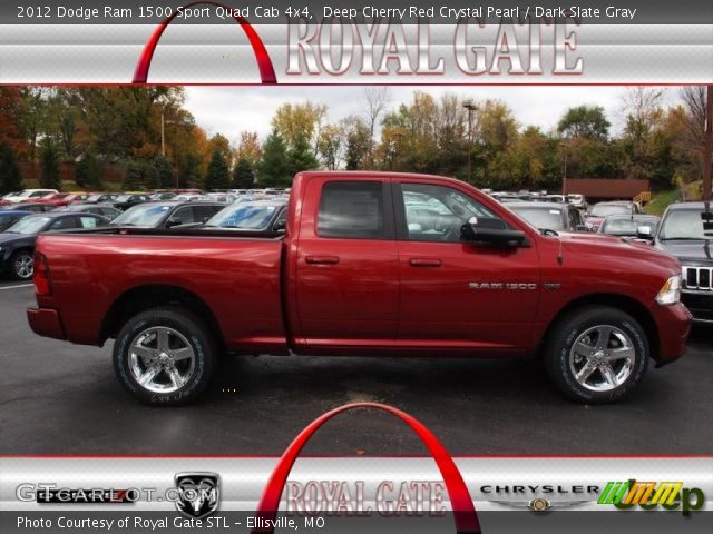 2012 Dodge Ram 1500 Sport Quad Cab 4x4 in Deep Cherry Red Crystal Pearl