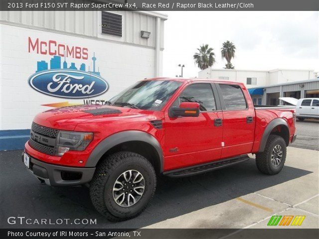 2013 Ford F150 SVT Raptor SuperCrew 4x4 in Race Red