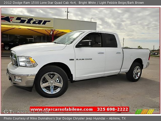 2012 Dodge Ram 1500 Lone Star Quad Cab 4x4 in Bright White