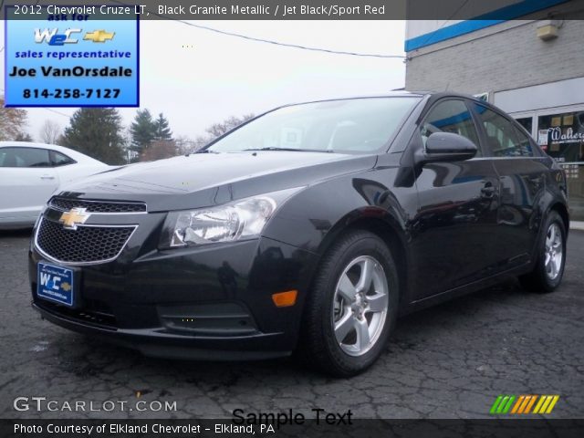 2012 Chevrolet Cruze LT in Black Granite Metallic