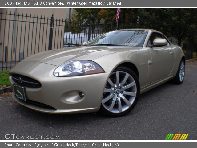 2007 Jaguar XK XK8 Convertible in Winter Gold Metallic