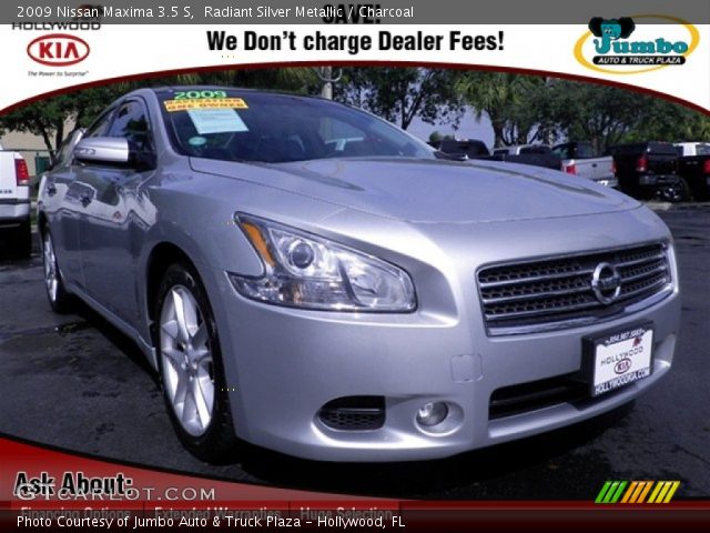 2009 Nissan Maxima 3.5 S in Radiant Silver Metallic