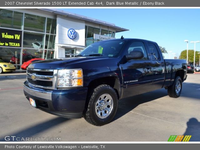 2007 Chevrolet Silverado 1500 LT Extended Cab 4x4 in Dark Blue Metallic