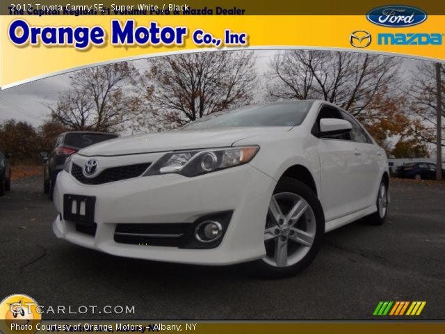 2012 Toyota Camry SE in Super White