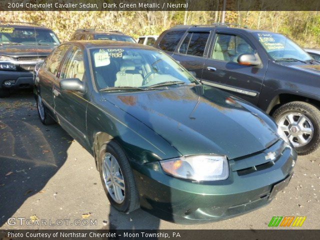 2004 Chevrolet Cavalier Sedan in Dark Green Metallic