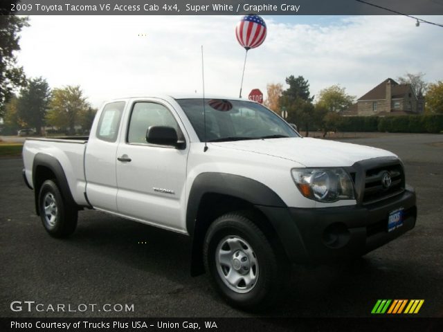 2009 Toyota Tacoma V6 Access Cab 4x4 in Super White