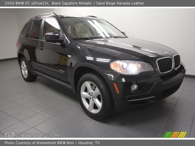 2009 BMW X5 xDrive30i in Black Sapphire Metallic