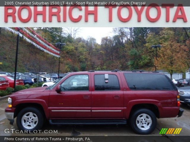 2005 Chevrolet Suburban 1500 LT 4x4 in Sport Red Metallic