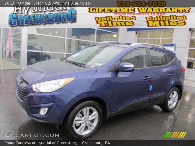 2013 Hyundai Tucson GLS AWD in Iris Blue