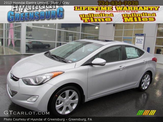 2013 Hyundai Elantra Limited in Silver