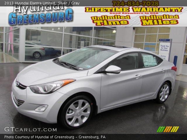 2013 Hyundai Elantra Limited in Silver