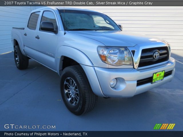 2007 Toyota Tacoma V6 PreRunner TRD Double Cab in Silver Streak Mica