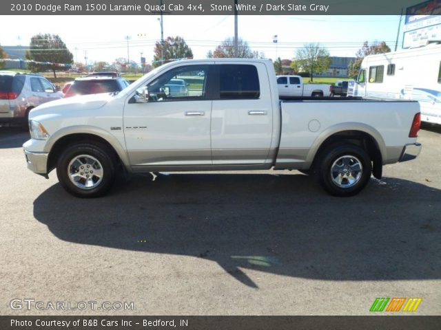 2010 Dodge Ram 1500 Laramie Quad Cab 4x4 in Stone White