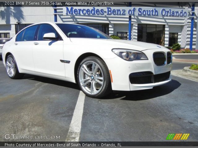2012 BMW 7 Series 750i Sedan in Alpine White