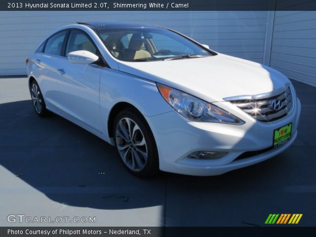 2013 Hyundai Sonata Limited 2.0T in Shimmering White