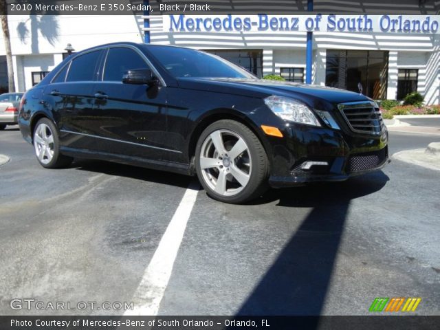2010 Mercedes-Benz E 350 Sedan in Black