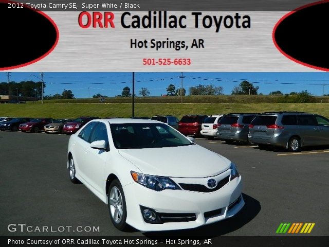 2012 Toyota Camry SE in Super White