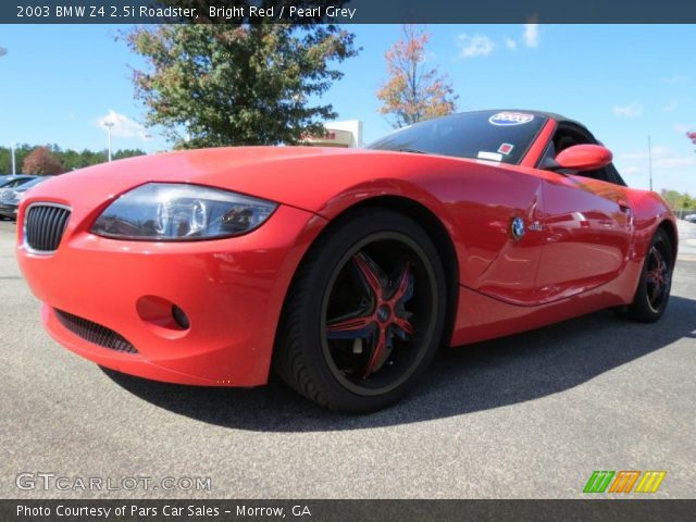 2003 BMW Z4 2.5i Roadster in Bright Red