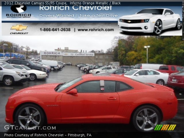 2012 Chevrolet Camaro SS/RS Coupe in Inferno Orange Metallic
