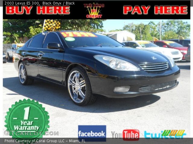 2003 Lexus ES 300 in Black Onyx