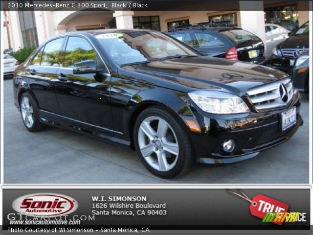 2010 Mercedes-Benz C 300 Sport in Black