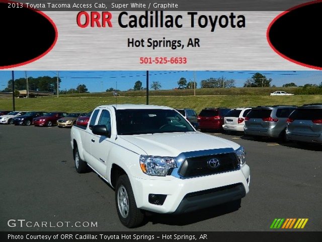 2013 Toyota Tacoma Access Cab in Super White