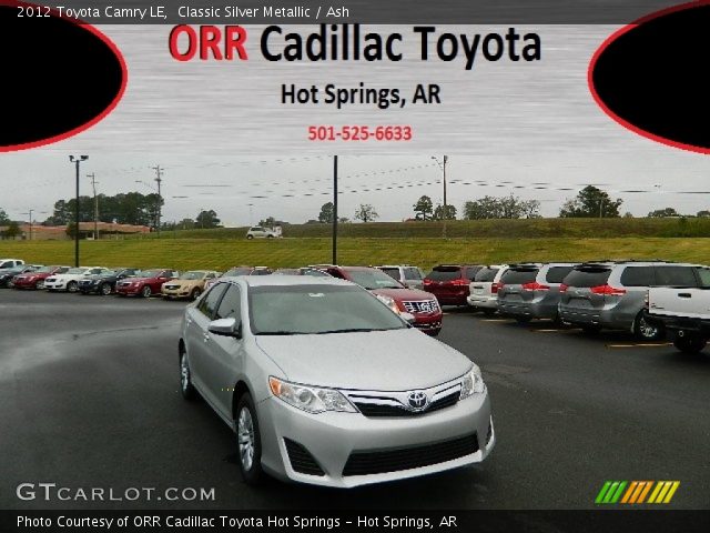 2012 Toyota Camry LE in Classic Silver Metallic