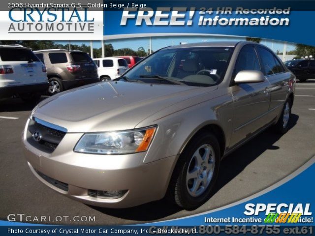 2006 Hyundai Sonata GLS in Golden Beige