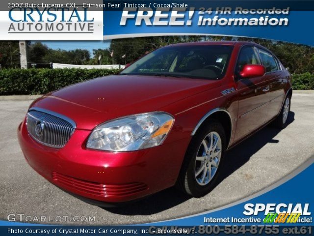 2007 Buick Lucerne CXL in Crimson Pearl Tintcoat
