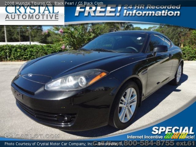 2008 Hyundai Tiburon GS in Black Pearl