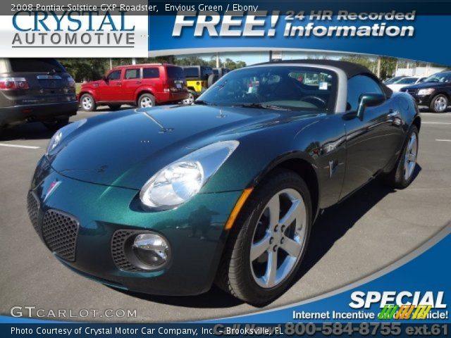 2008 Pontiac Solstice GXP Roadster in Envious Green