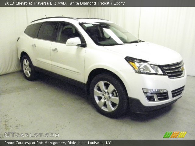 2013 Chevrolet Traverse LTZ AWD in White Diamond Tricoat
