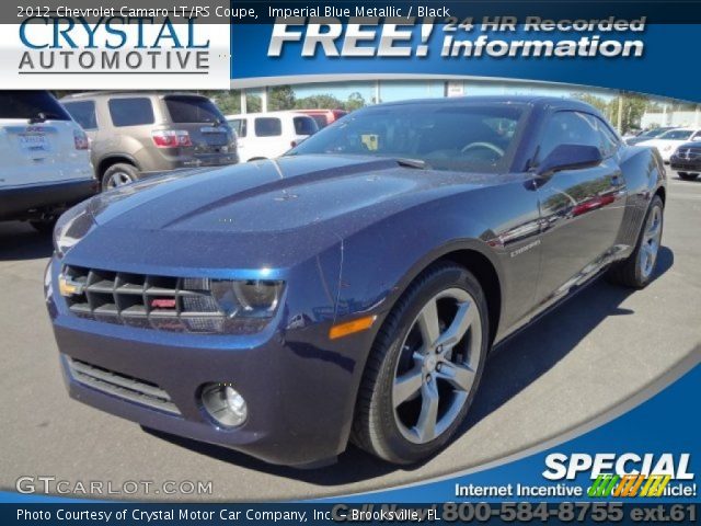 2012 Chevrolet Camaro LT/RS Coupe in Imperial Blue Metallic