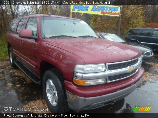 2004 Chevrolet Suburban 1500 LT 4x4 in Sport Red Metallic