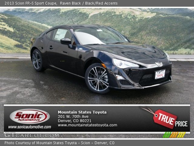 2013 Scion FR-S Sport Coupe in Raven Black