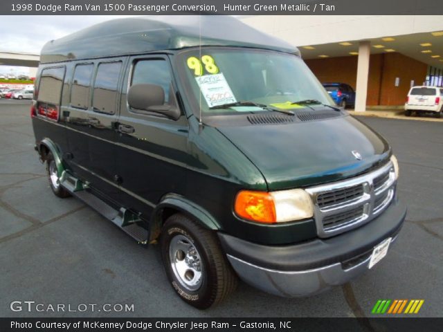 Hunter Green Metallic 1998 Dodge Ram Van 1500 Passenger