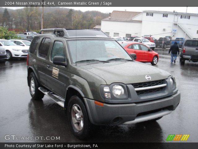 2004 Nissan Xterra XE 4x4 in Canteen Metallic Green