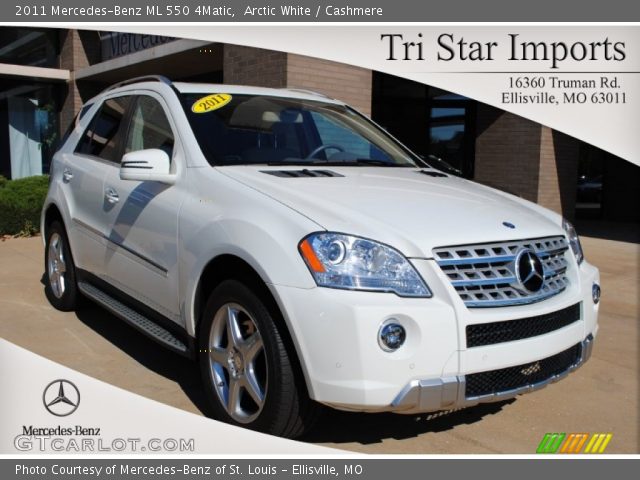 2011 Mercedes-Benz ML 550 4Matic in Arctic White