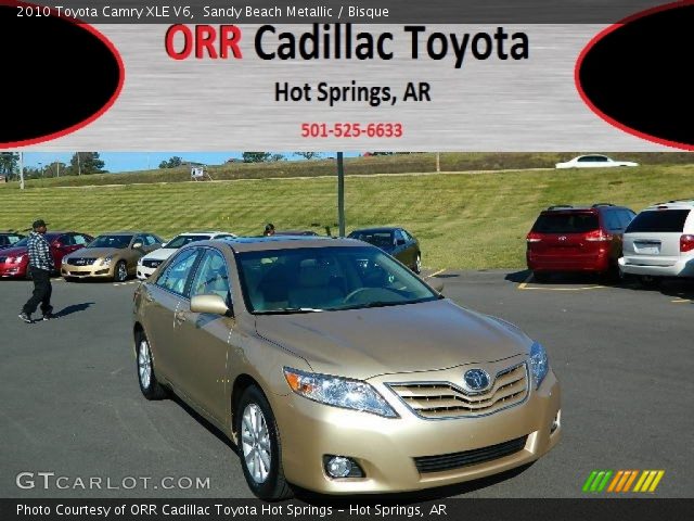 2010 Toyota Camry XLE V6 in Sandy Beach Metallic