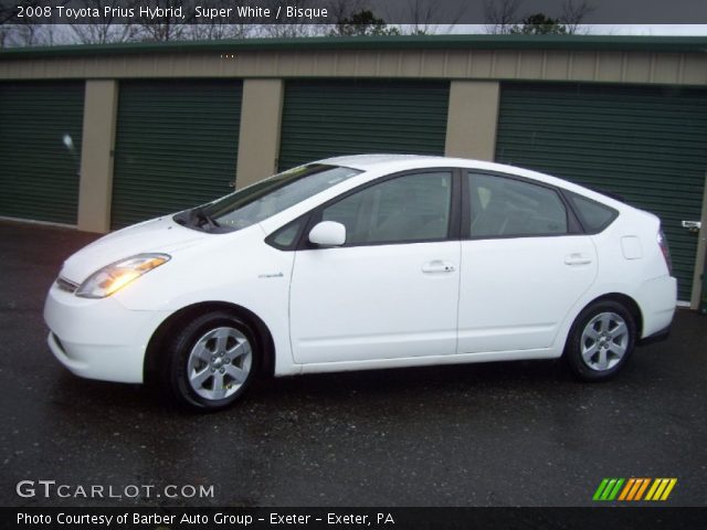 2008 Toyota Prius Hybrid in Super White