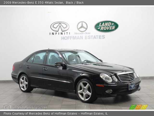2009 Mercedes-Benz E 350 4Matic Sedan in Black