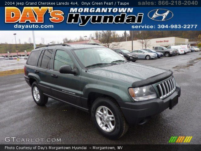 2004 Jeep Grand Cherokee Laredo 4x4 in Onyx Green Pearl