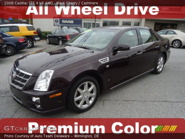 2008 Cadillac STS 4 V6 AWD in Black Cherry