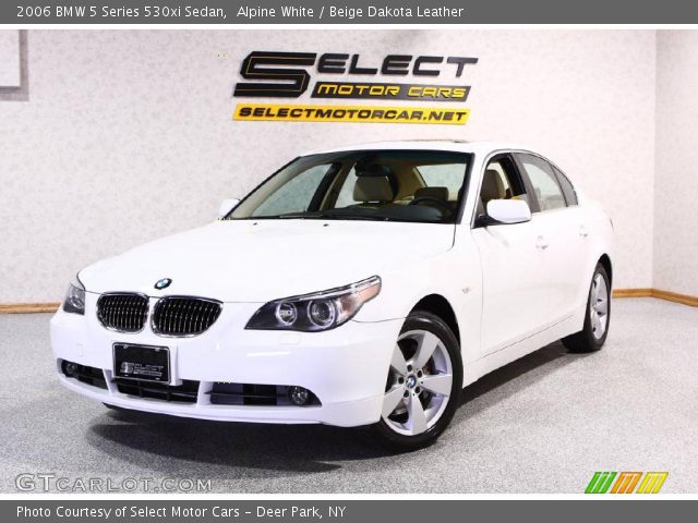 2006 BMW 5 Series 530xi Sedan in Alpine White